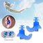 Tapones Oídos Silicona Natación Piscina + Estuche Plástico RF 4557