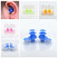 Tapones Oídos Silicona Natación Piscina + Estuche Plástico RF 4557